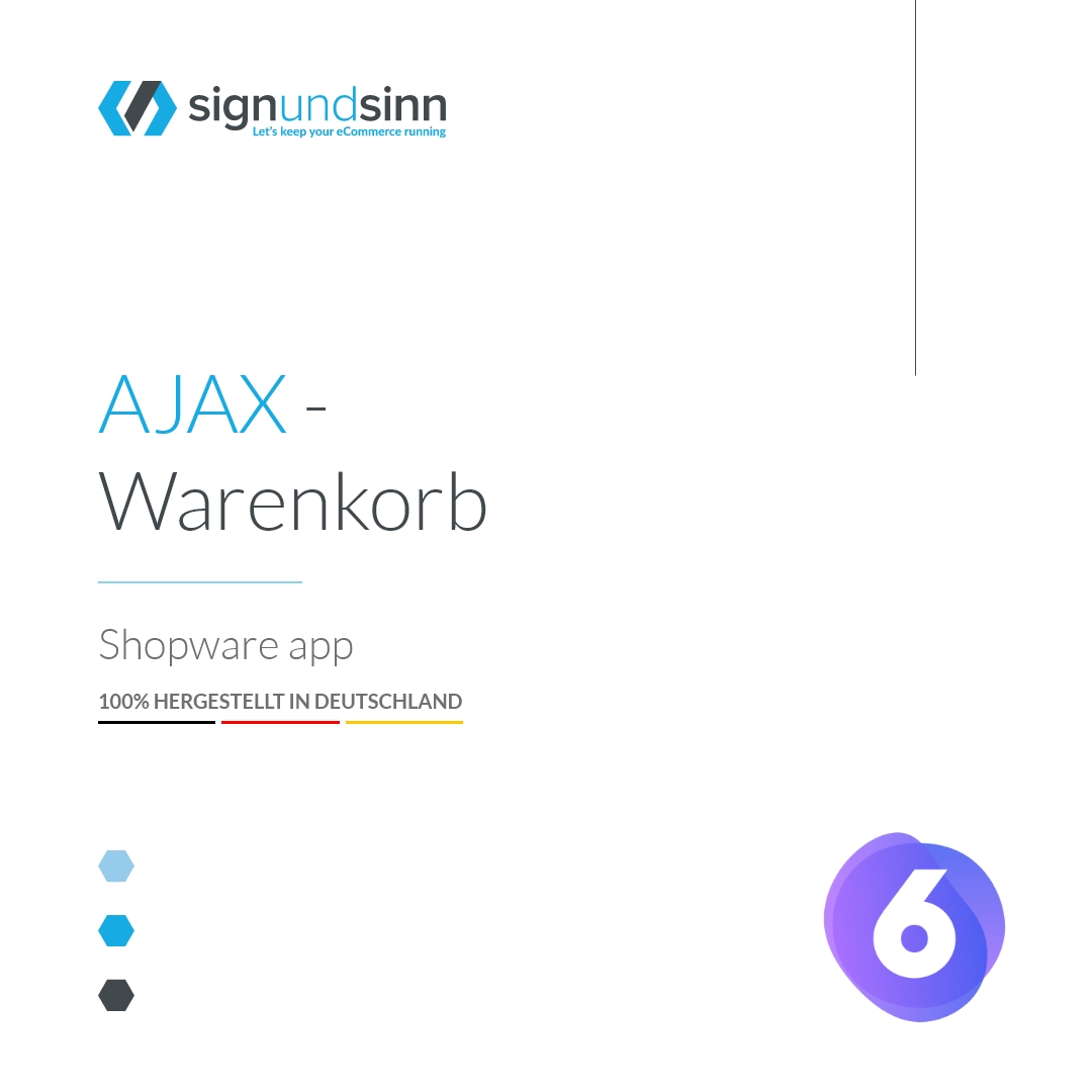 AJAX-Warenkorb: Zusammenfassung immer sichtbar Shopware 6 Plugin