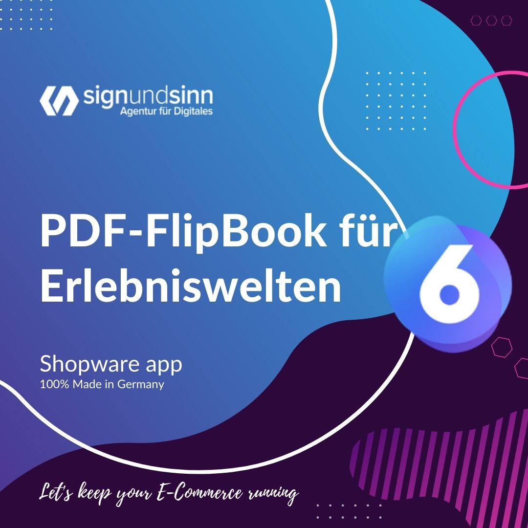 PDF-FlipBook für Erlebniswelten Shopware 6 Plugin
