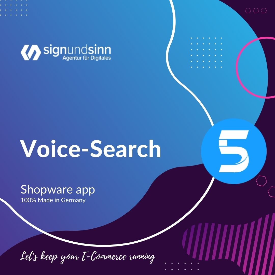 Voice Search für Shopware 5