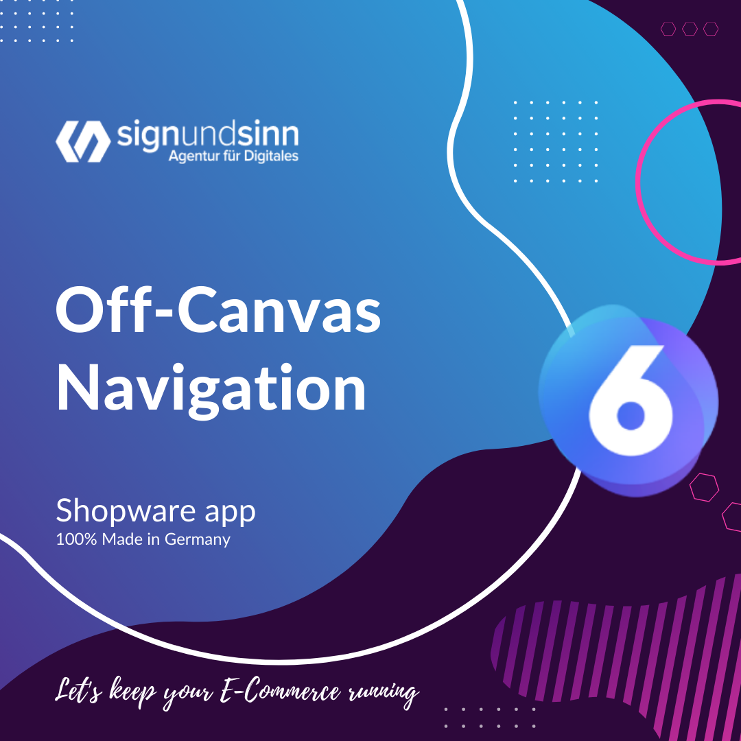 Off-Canvas-Navigation Shopware 6 Plugin