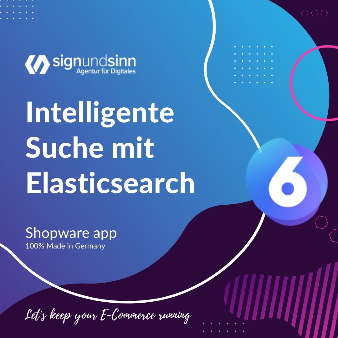 Intelligente Suche mit Elasticsearch Shopware 6 Plugin