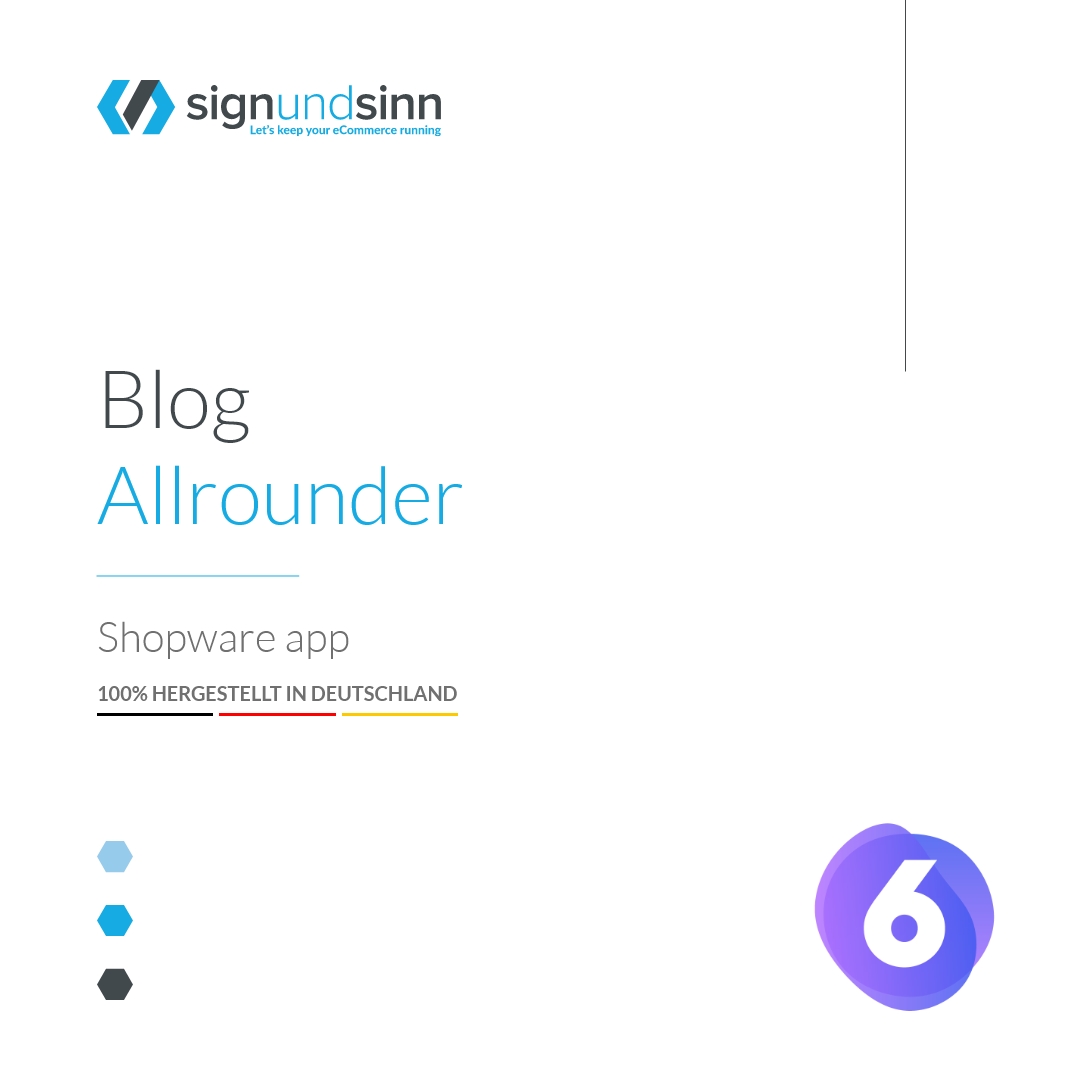 Blog Allrounder / Produktzuweisung im Blog + Verwendung Erlebnisweltenelemente möglich