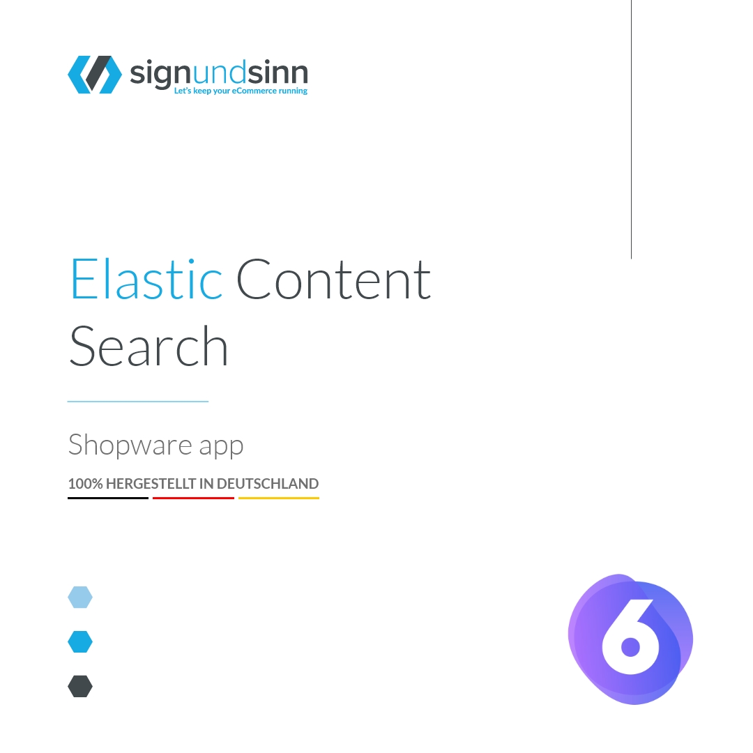 Elastic Content Search Shopware 6 Plugin