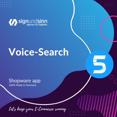 Voice Search für Shopware 5